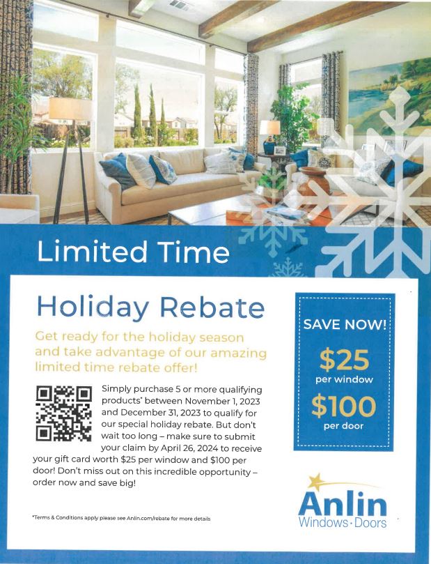 holiday rebate