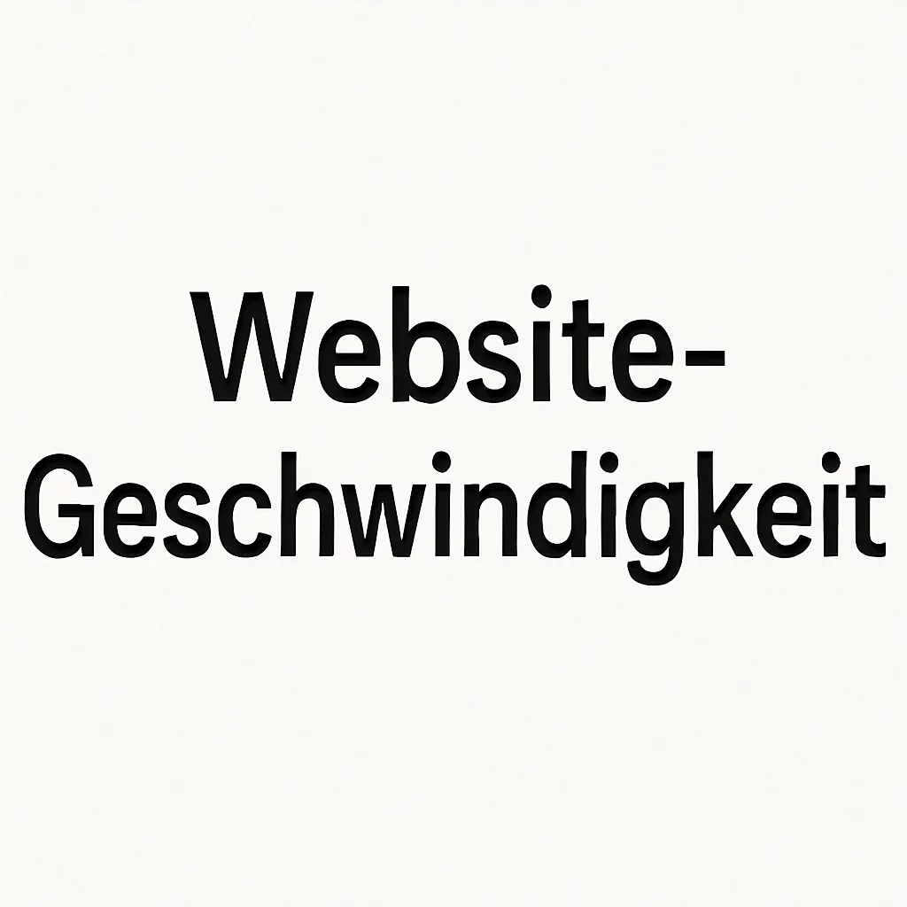 Website-Geschwindigkeit