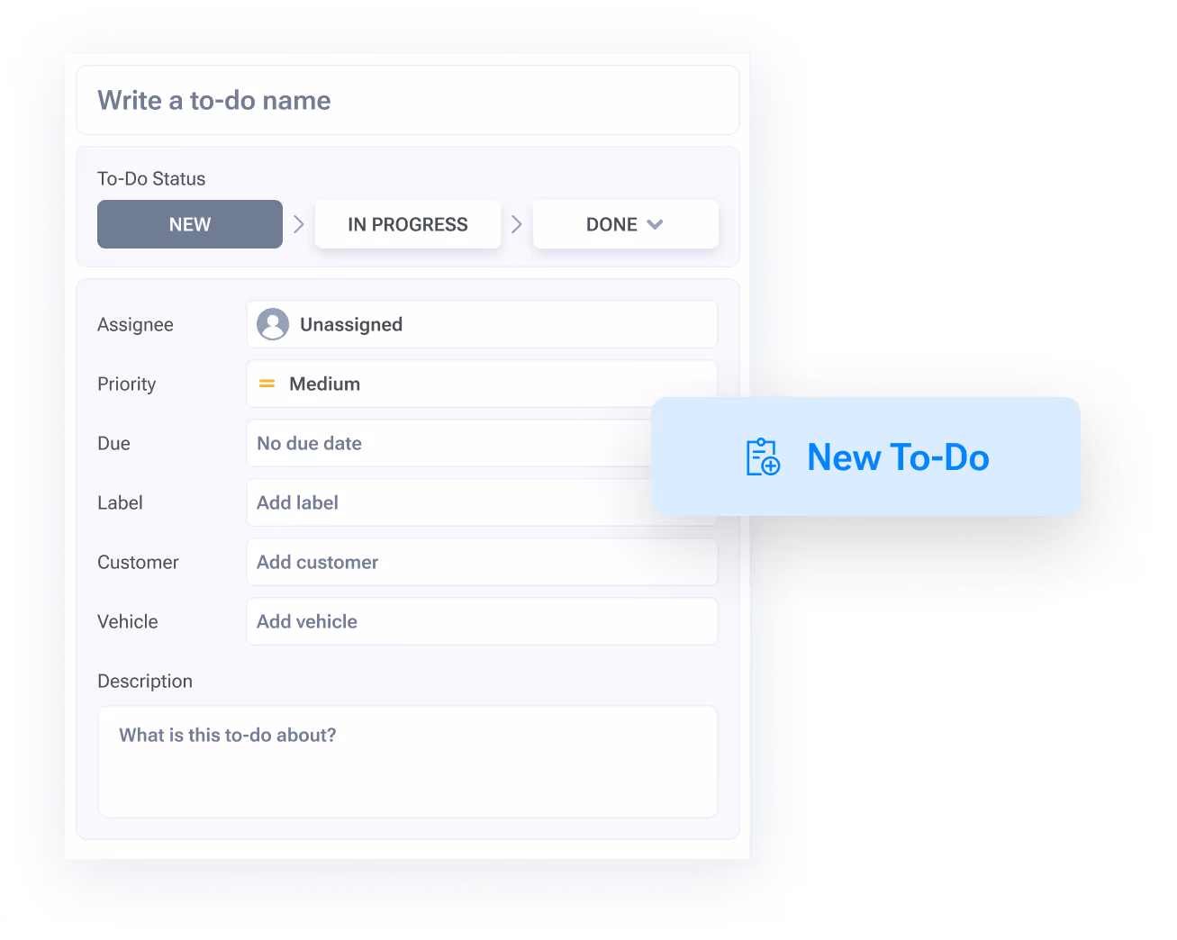 creating a new to-do