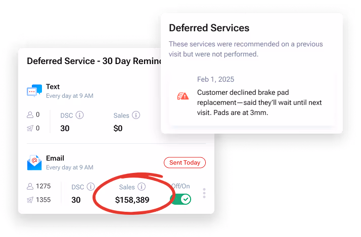 Deferred services