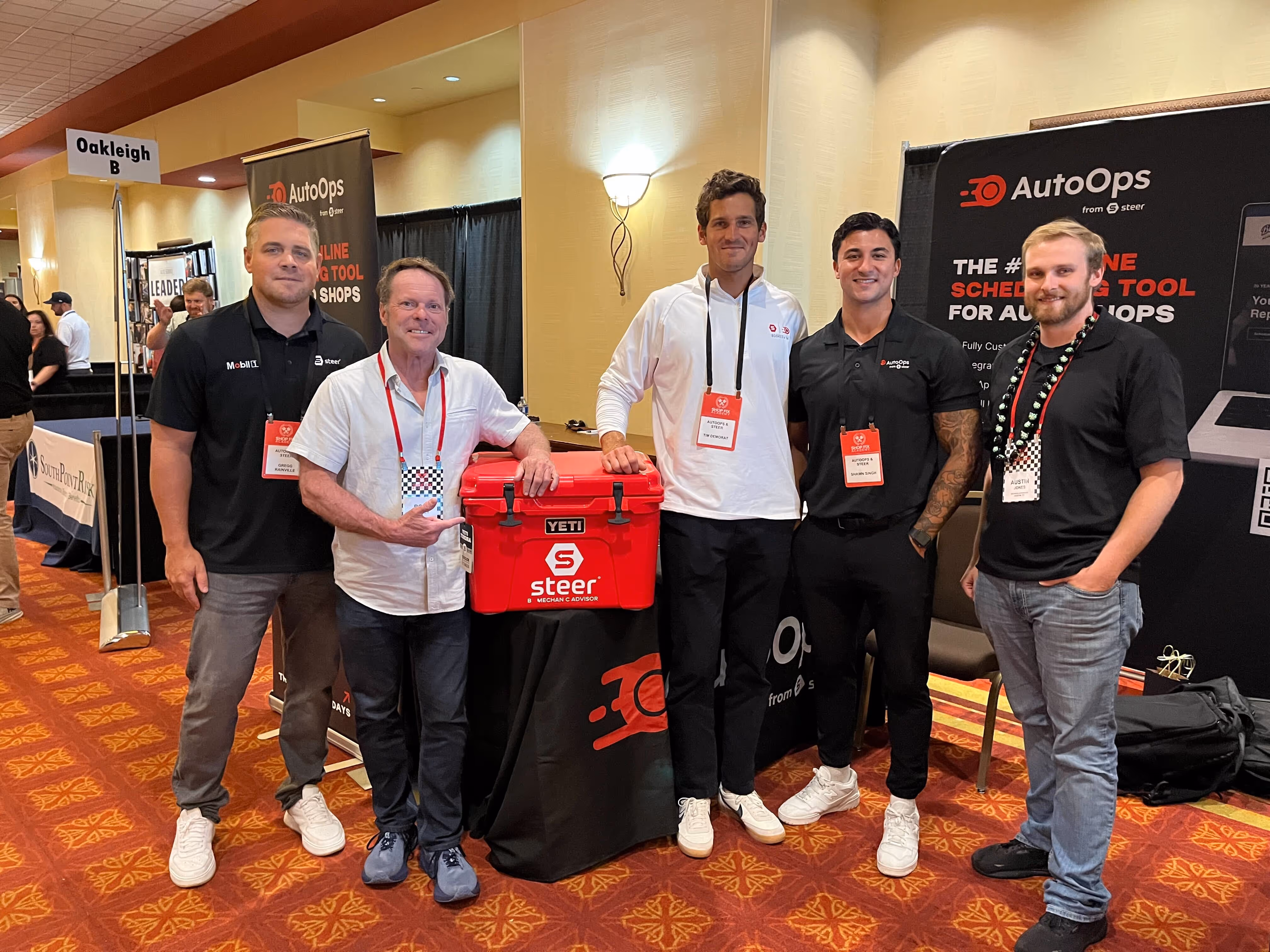 Steer team at conference