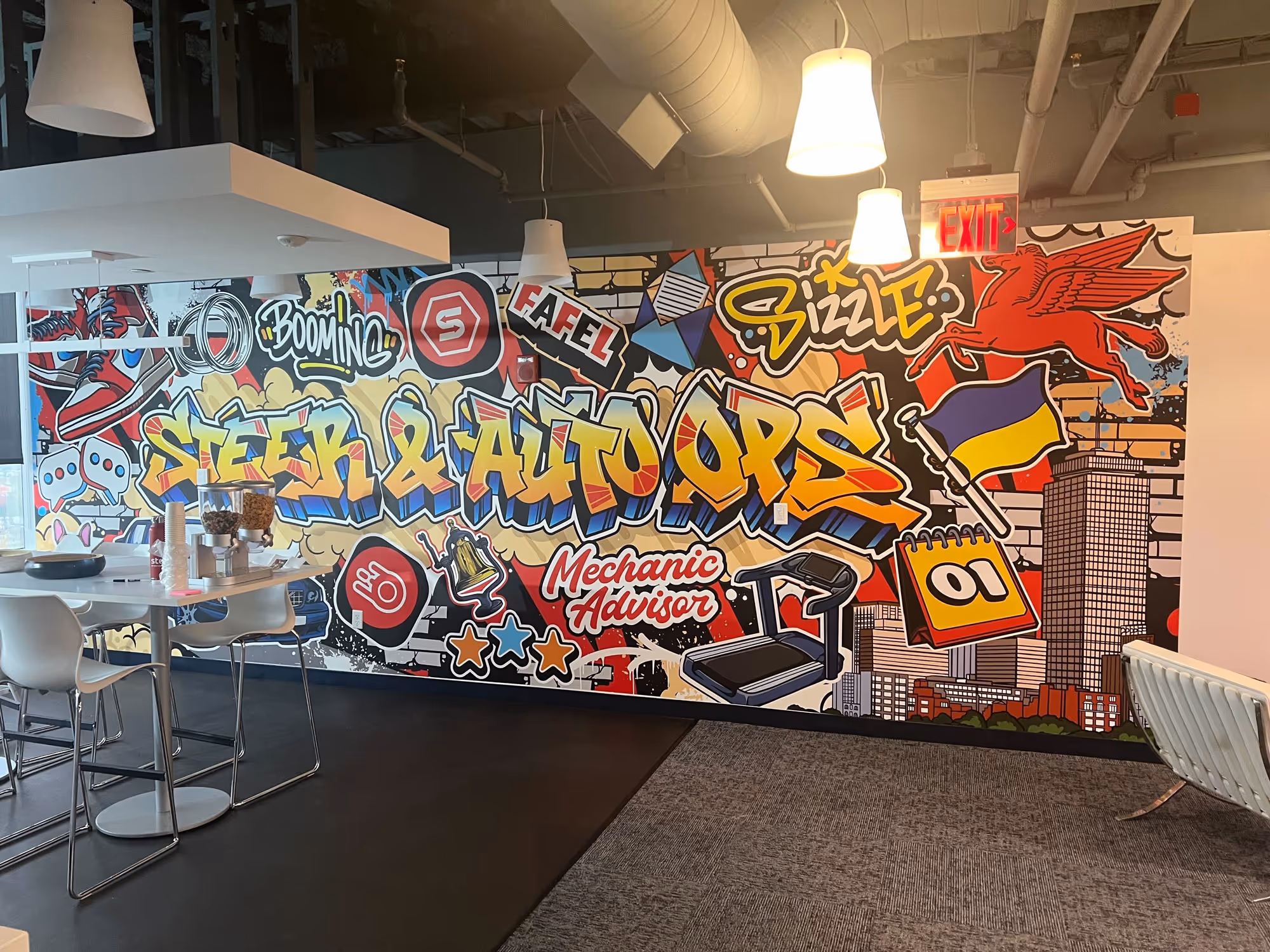 Steer headquarters in Boston