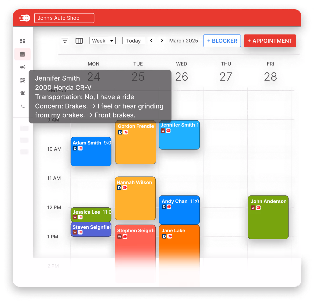 Integrated calendar