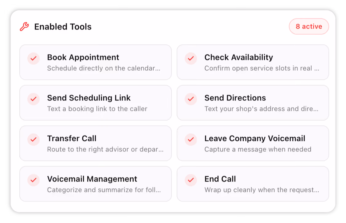 How call assistants work