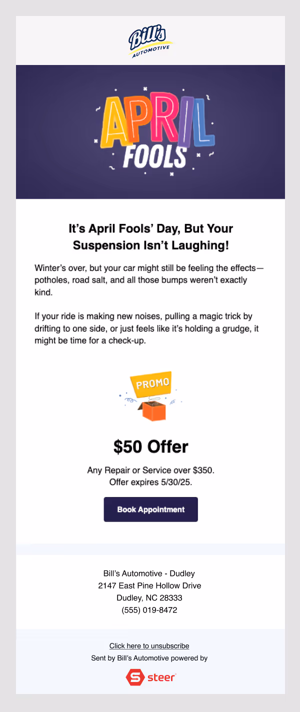 Auto shop reviews