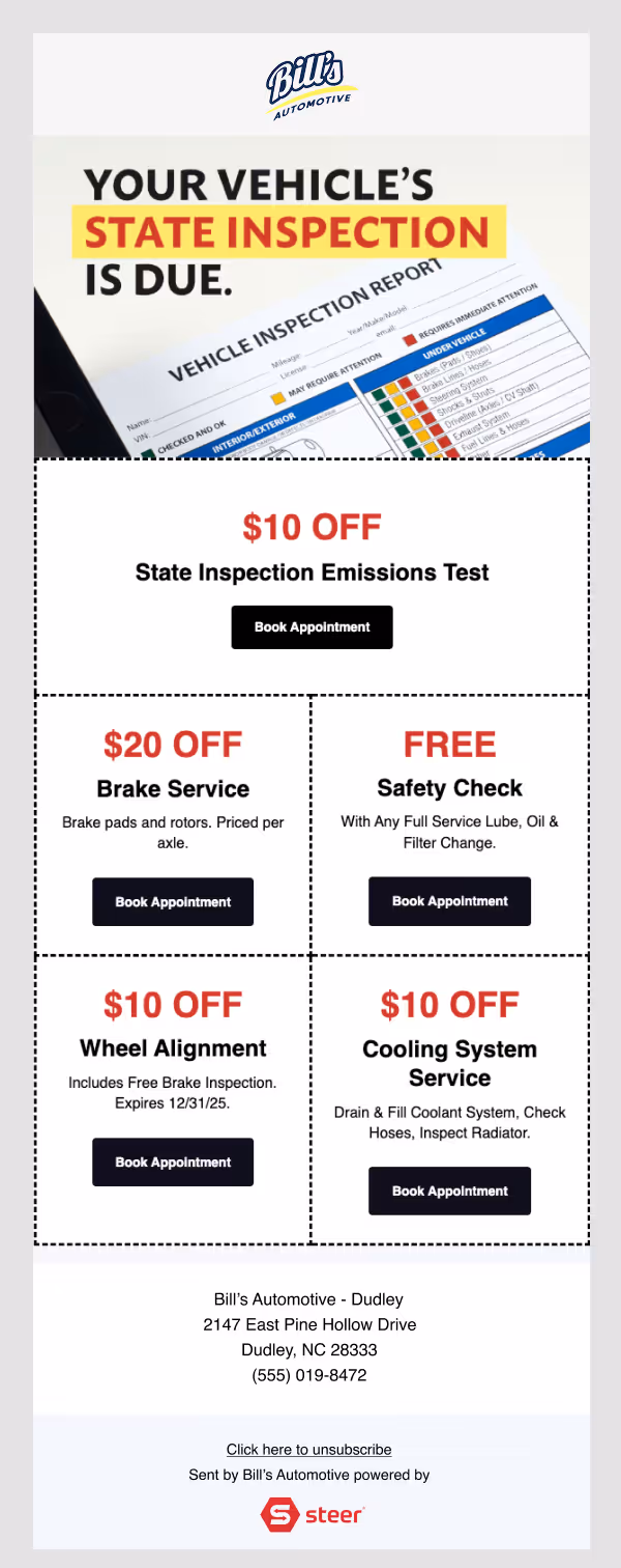 Auto shop reviews