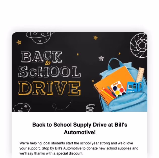 Back to School Charity