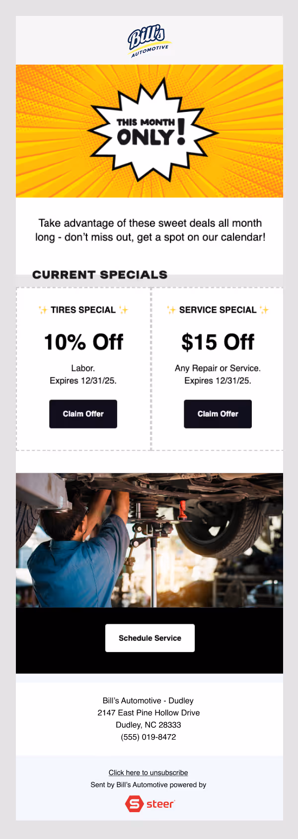 Auto shop reviews