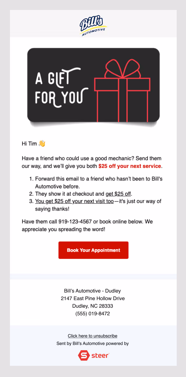 Auto shop reviews