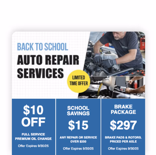 Back to School Specials