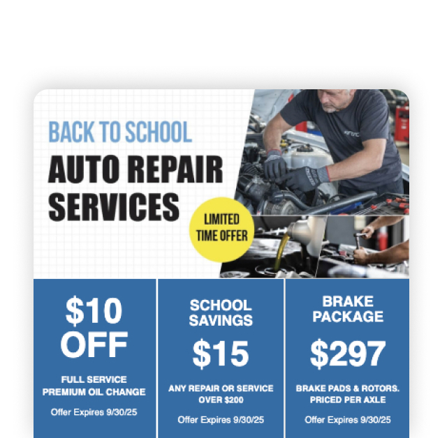Back to School Specials