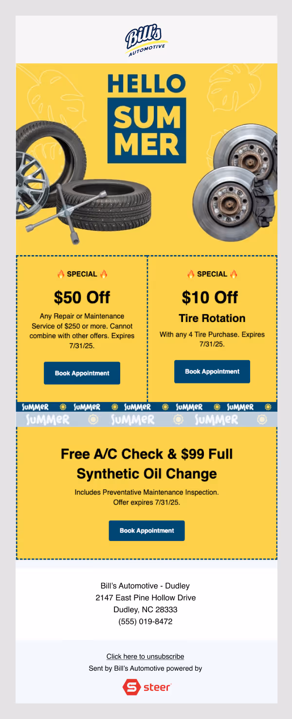 Auto shop reviews