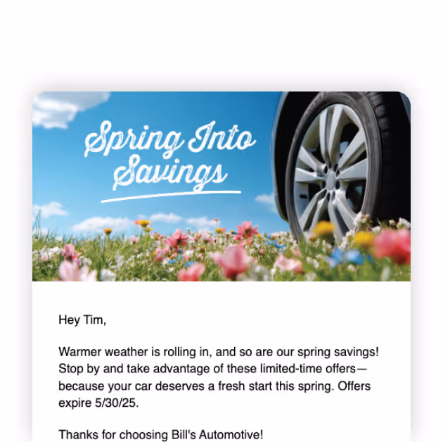 Spring Into Savings
