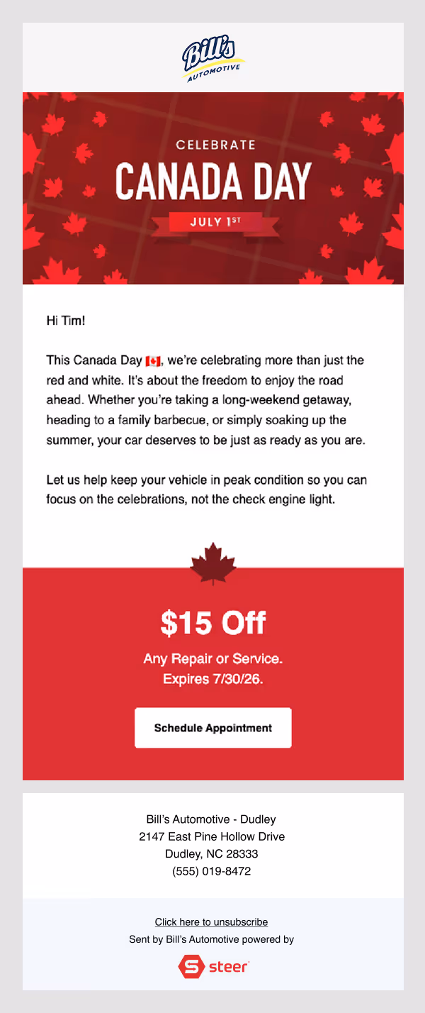 Auto shop reviews