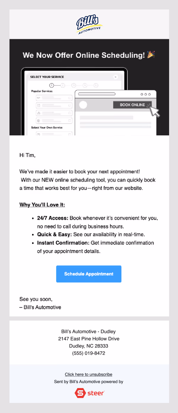 Auto shop reviews