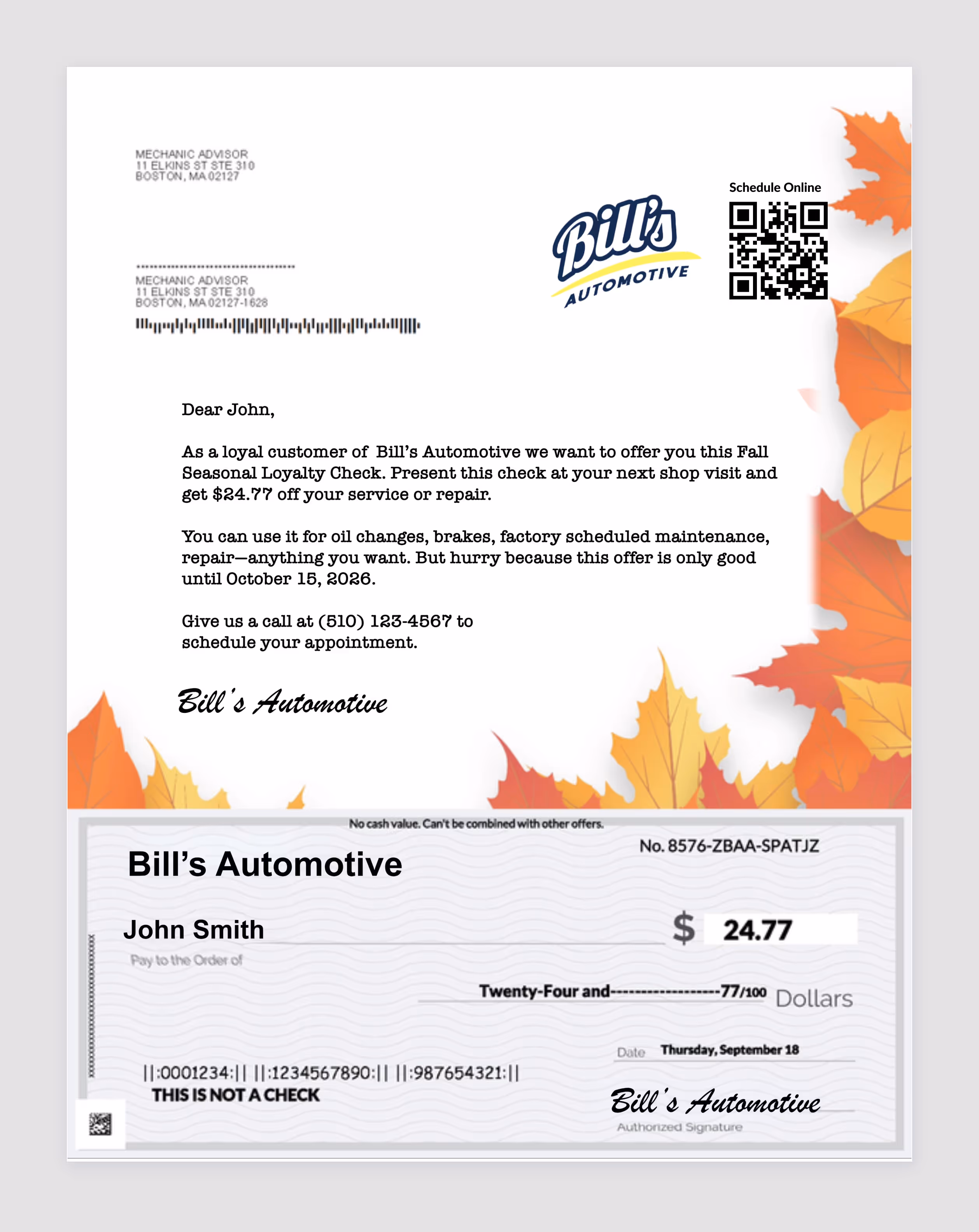 Auto shop reviews