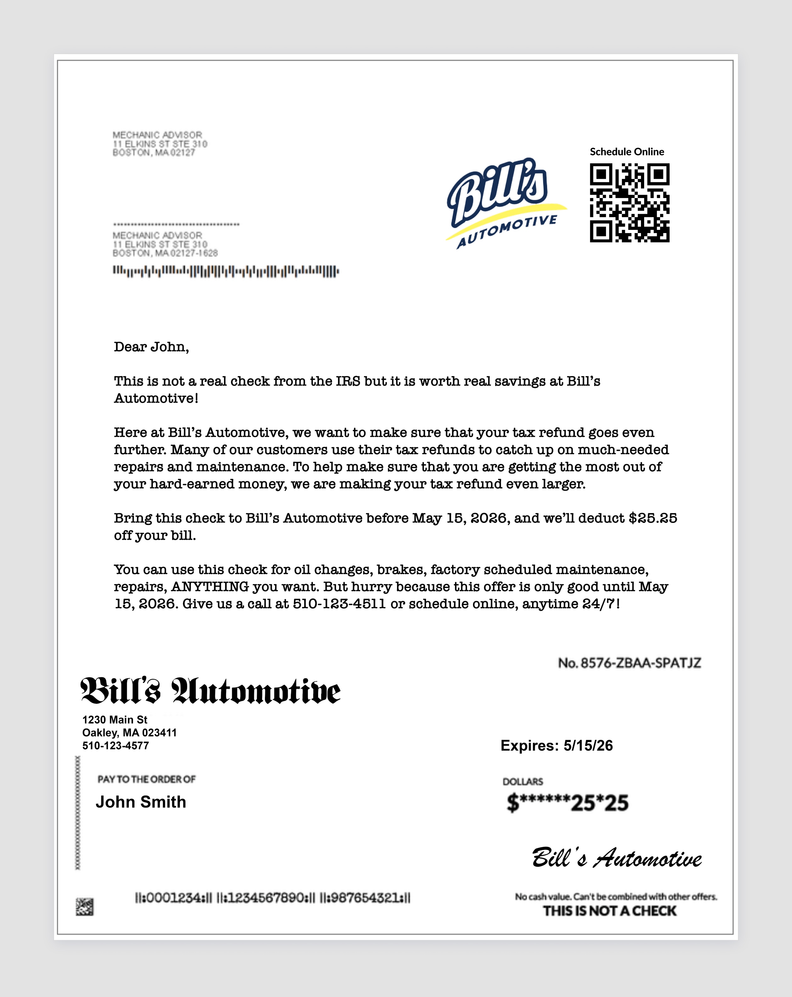 Auto shop reviews