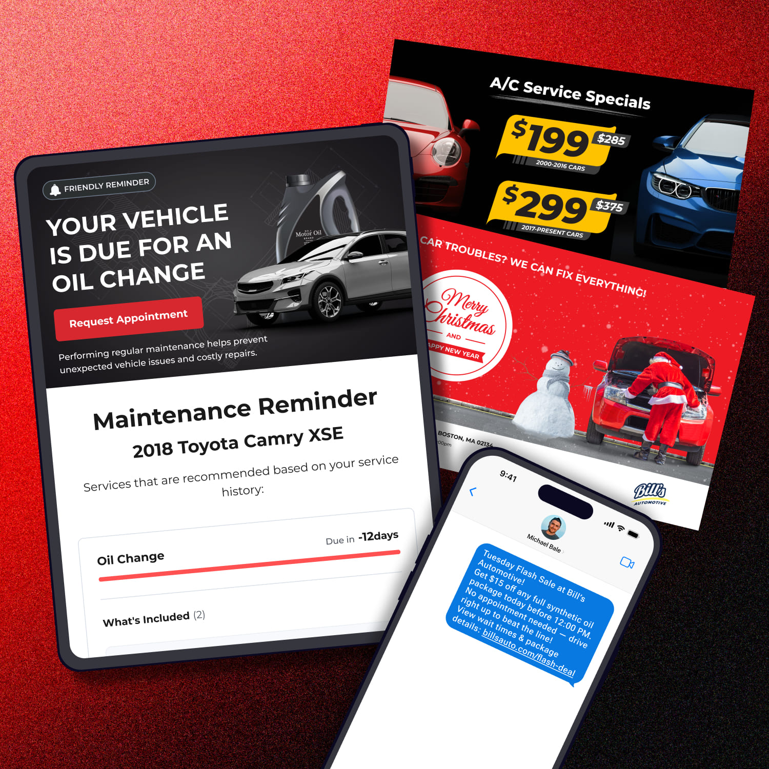 Dashboard mockup