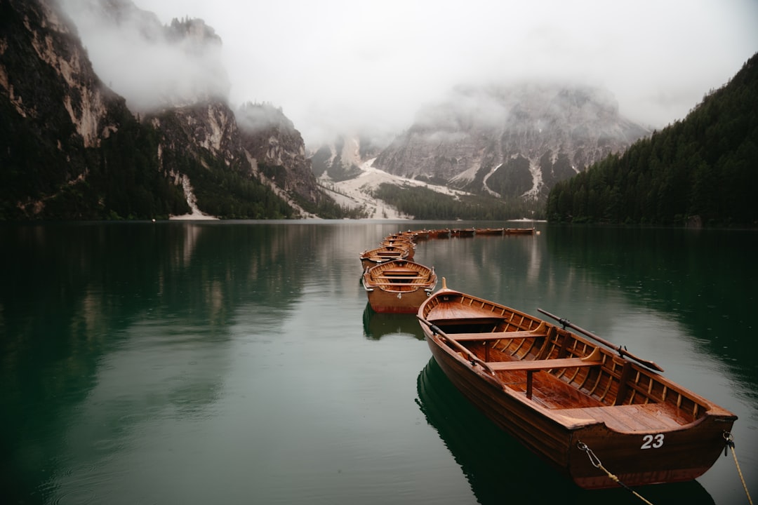 The famous boats of Lago di Braie