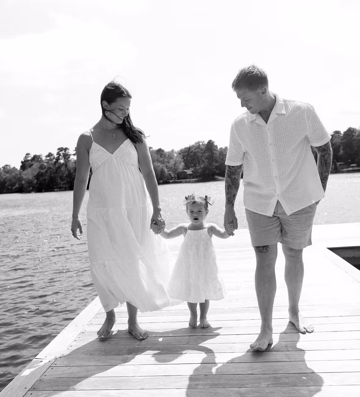 Founder of Pappy and Sons Construction with family on-site at a New Jersey home remodeling project.