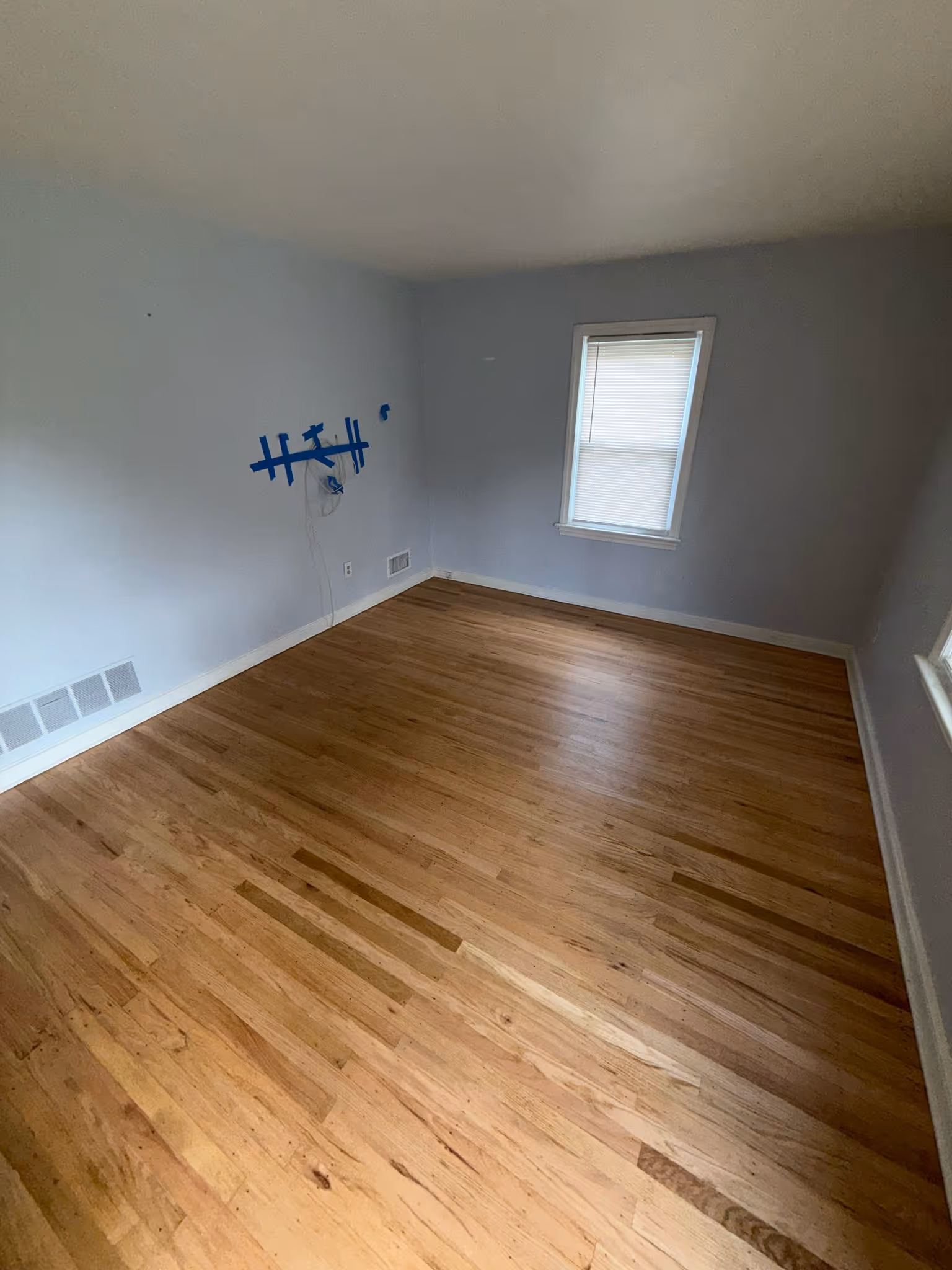 Luxury vinyl plank flooring installed in a modern Burlington County home
