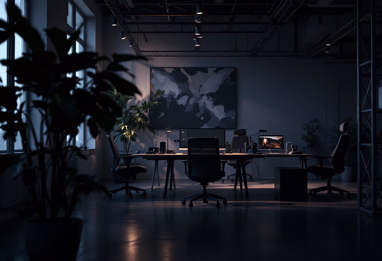 [background image] image of an office space (for an ar/vr)