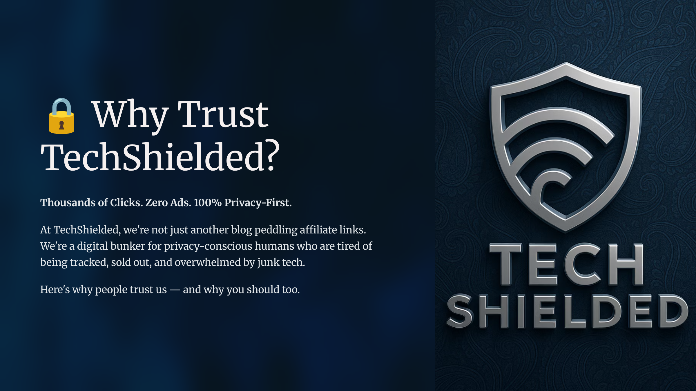Why techshielded description