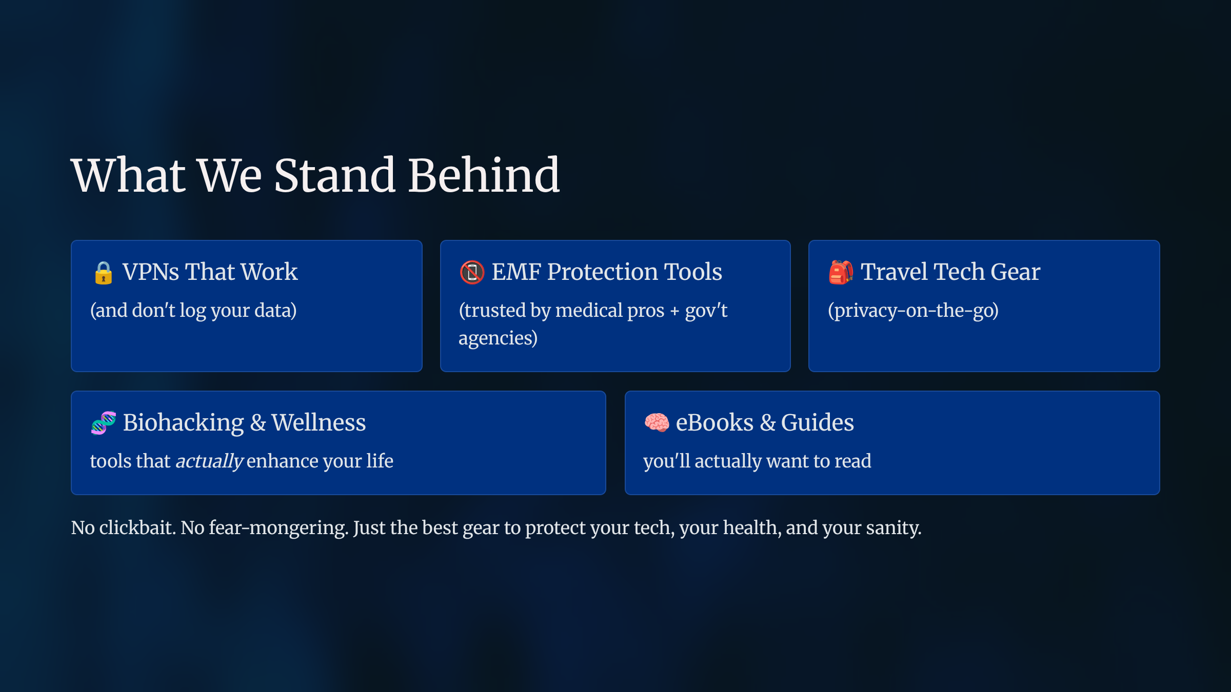 Why techshielded description