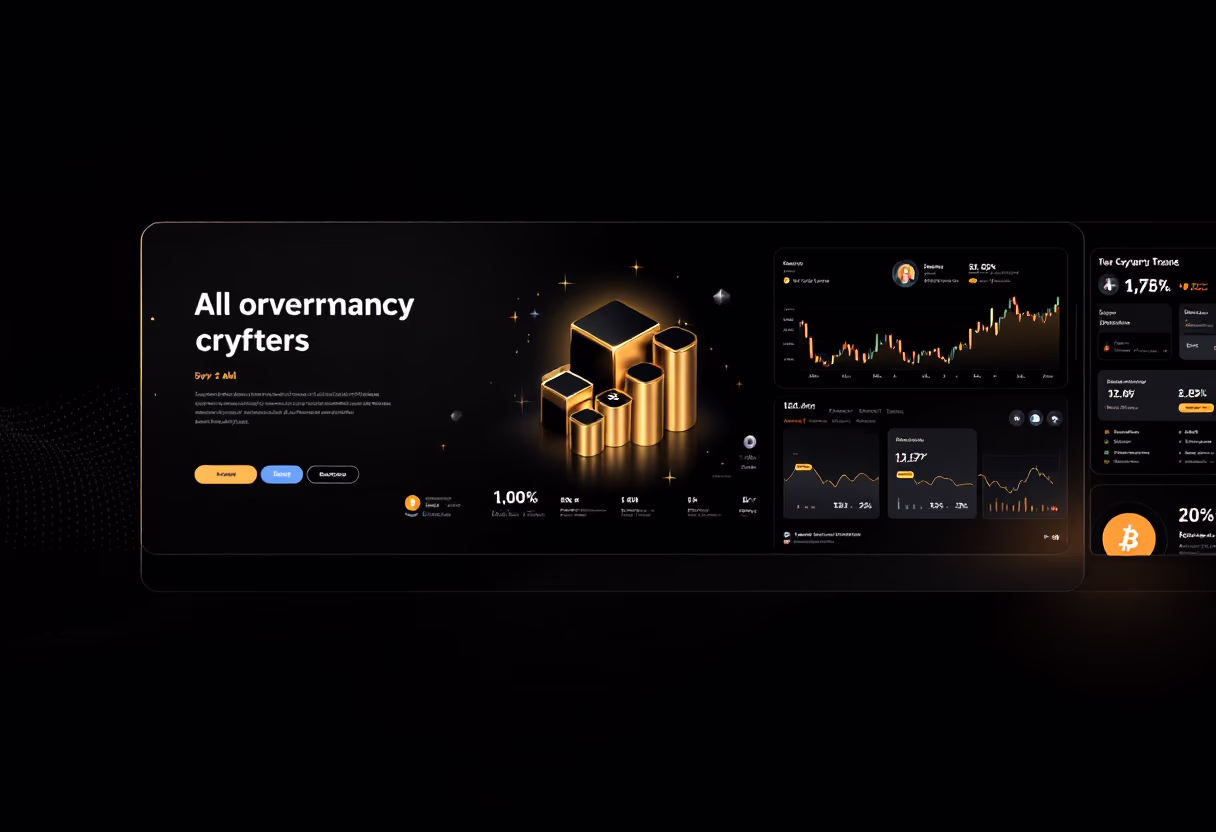 [digital project] image of cryptocurrency market trends filling the entire background