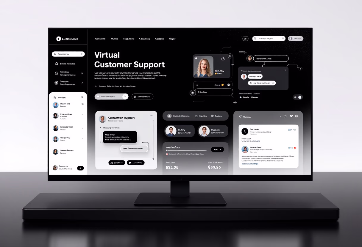 image of customer support representative [digital project]