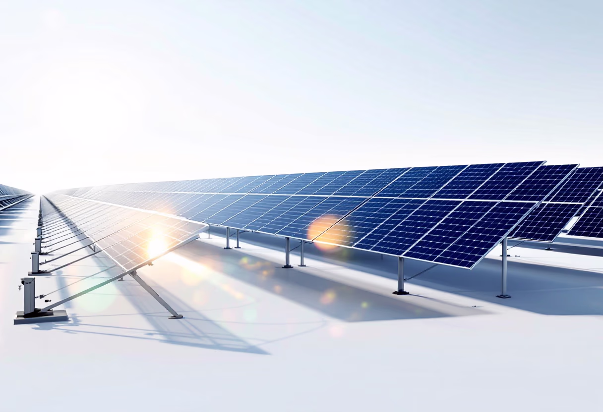 image of commercial solar installations