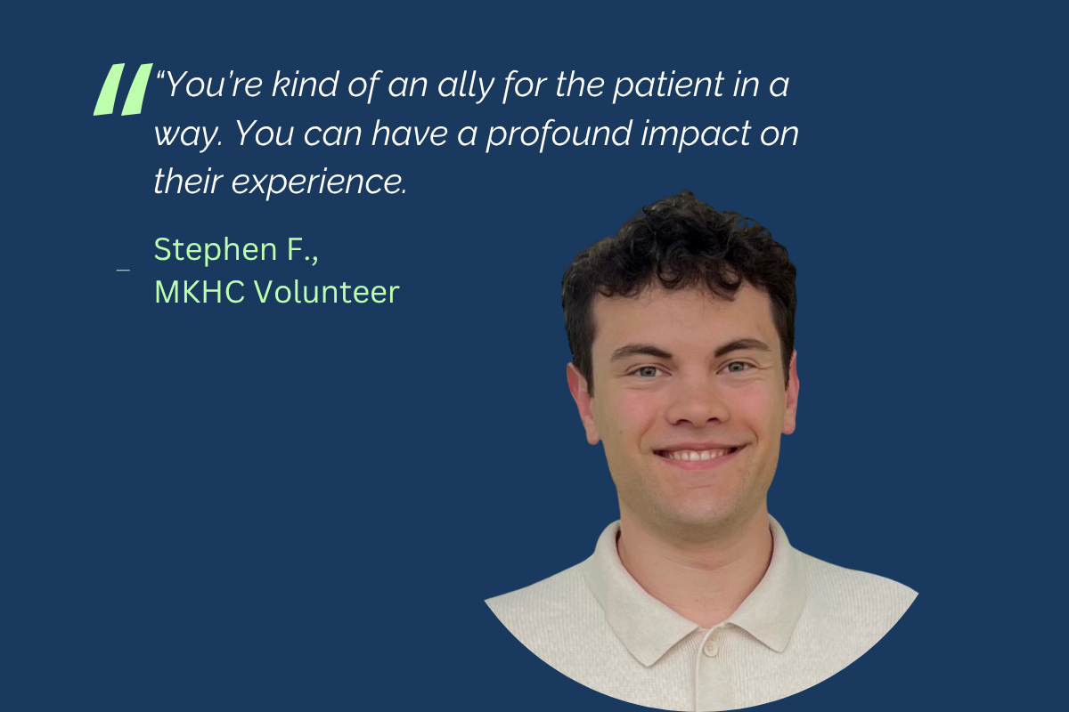 Photo of Stephen with a quote