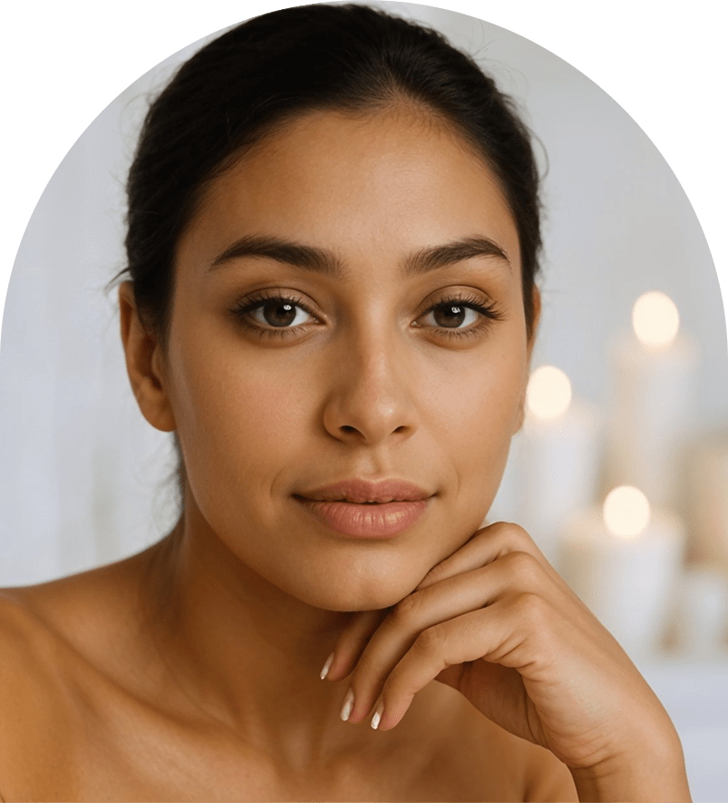 Woman at a medical spa