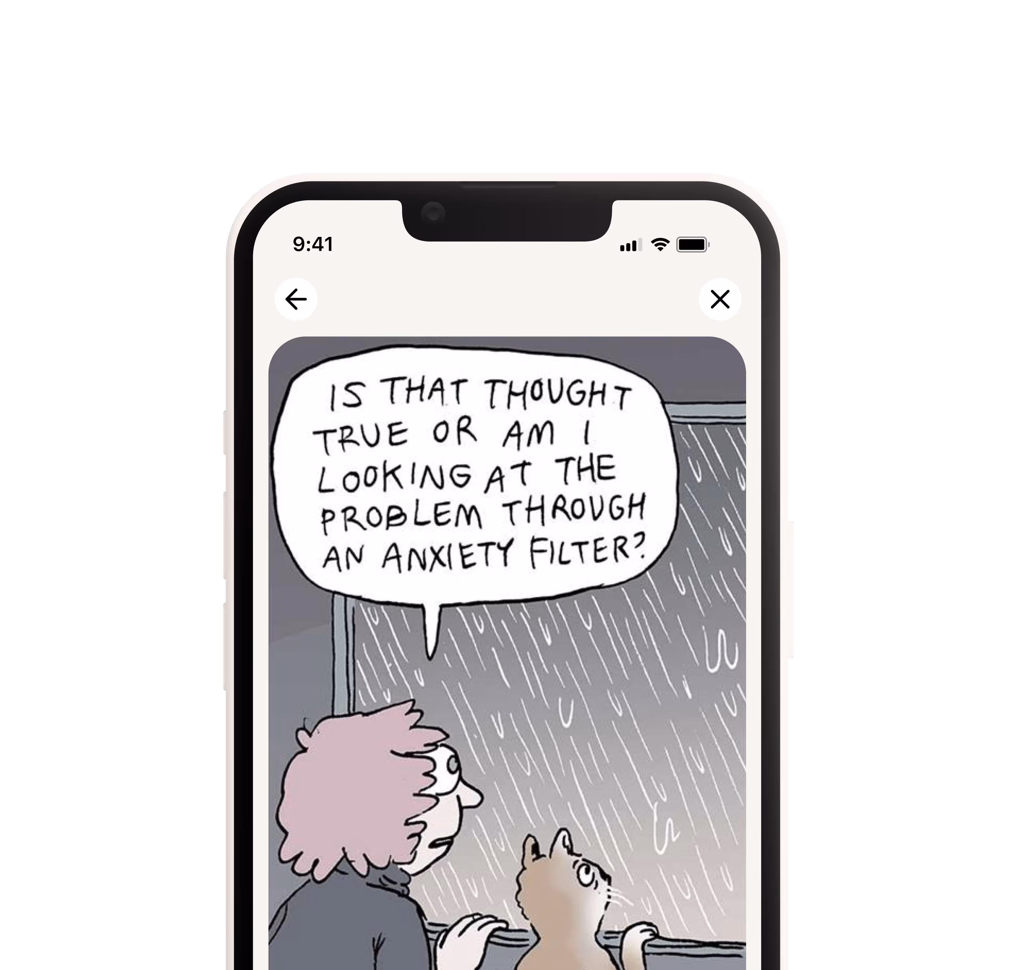 iPhone screen displaying MOST activity