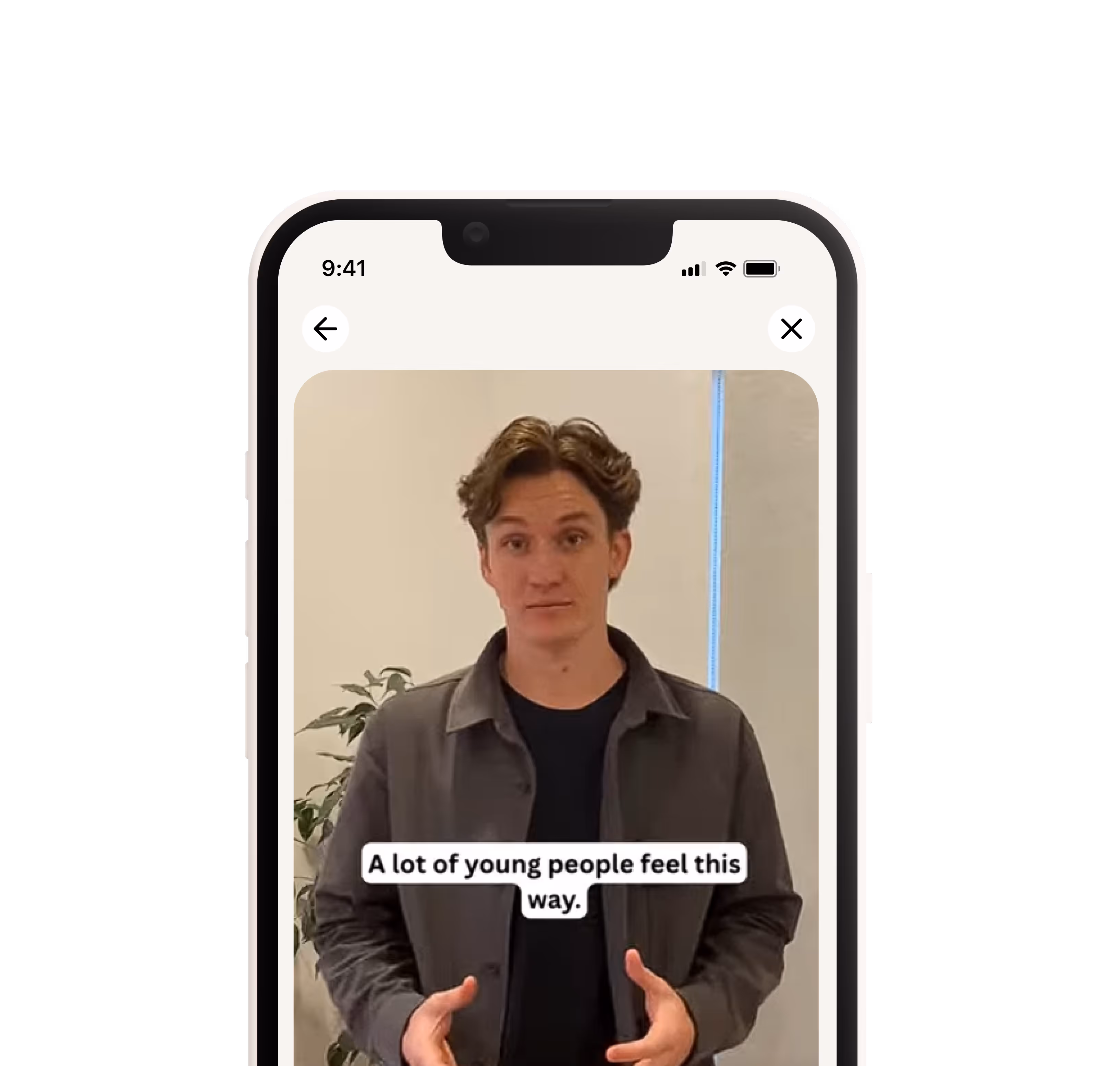 iPhone screen displaying MOST activity
