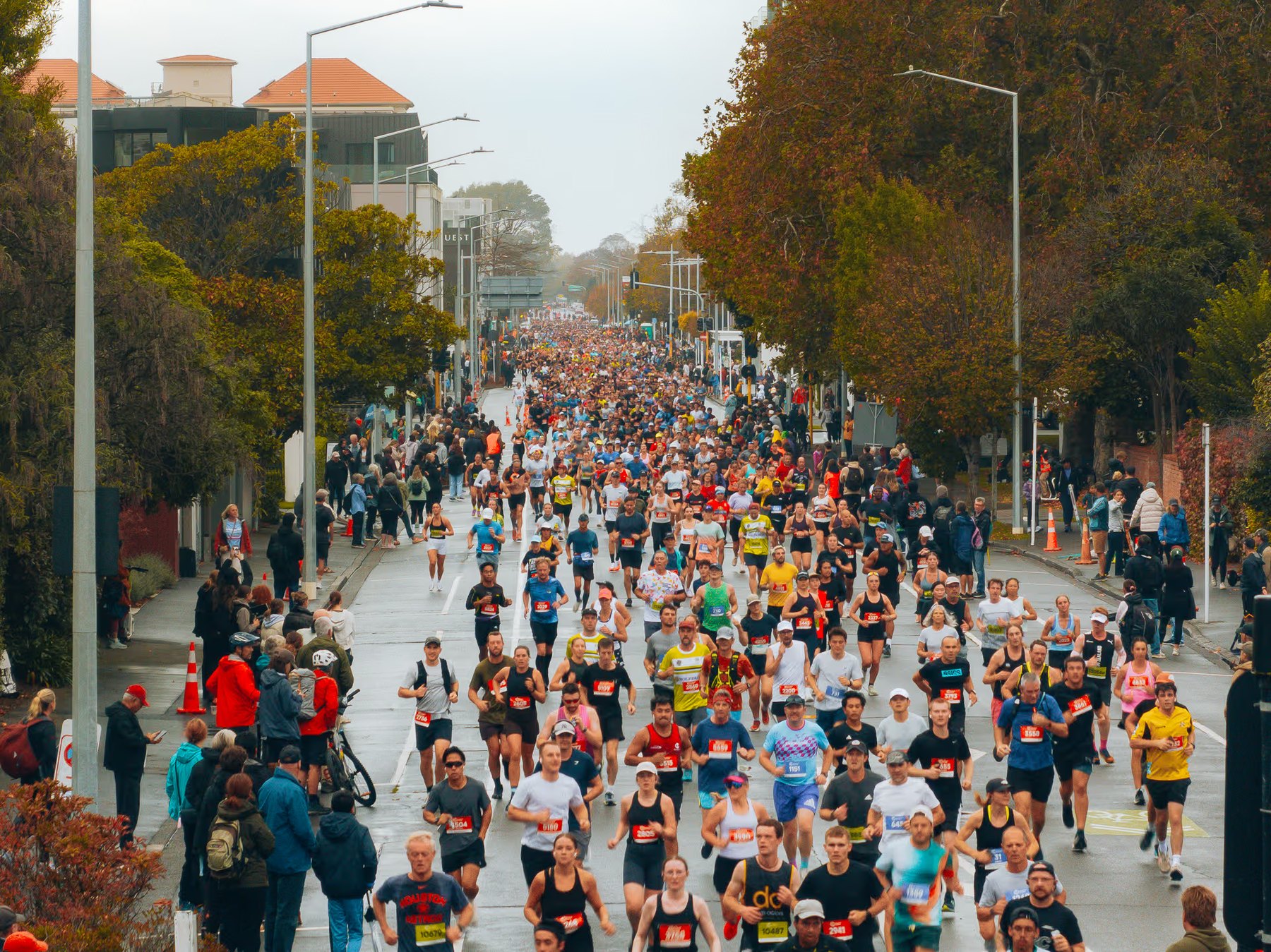 The field fills a Christchurch street