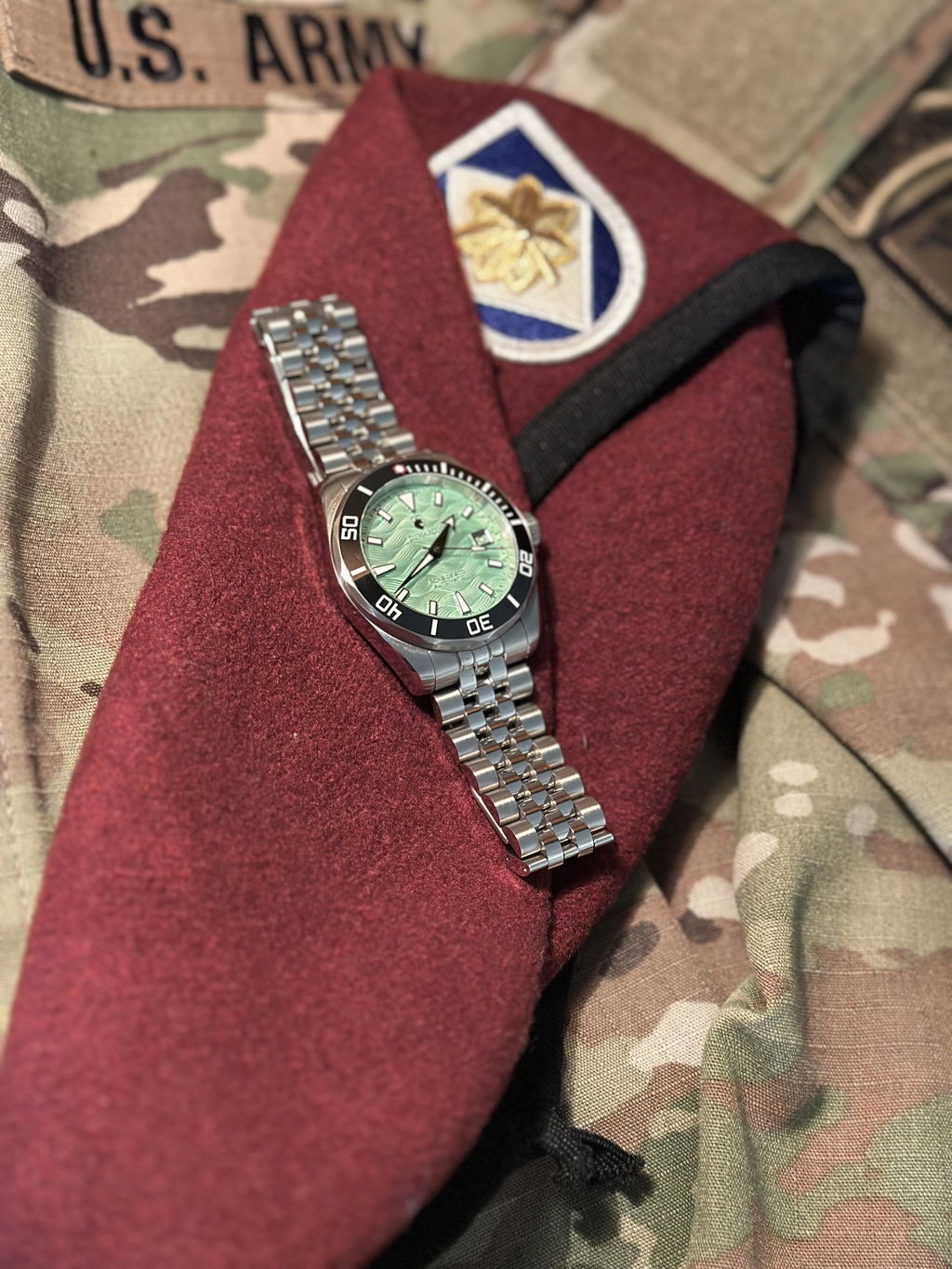Customer photo from Greg Heller | Hellafellawatches's review of the The Ironside 200 Plymouth Pistachio