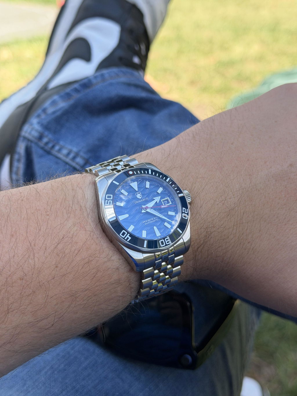 Customer photo from Bryce B's review of the The Ironside 200 Harbor Blue