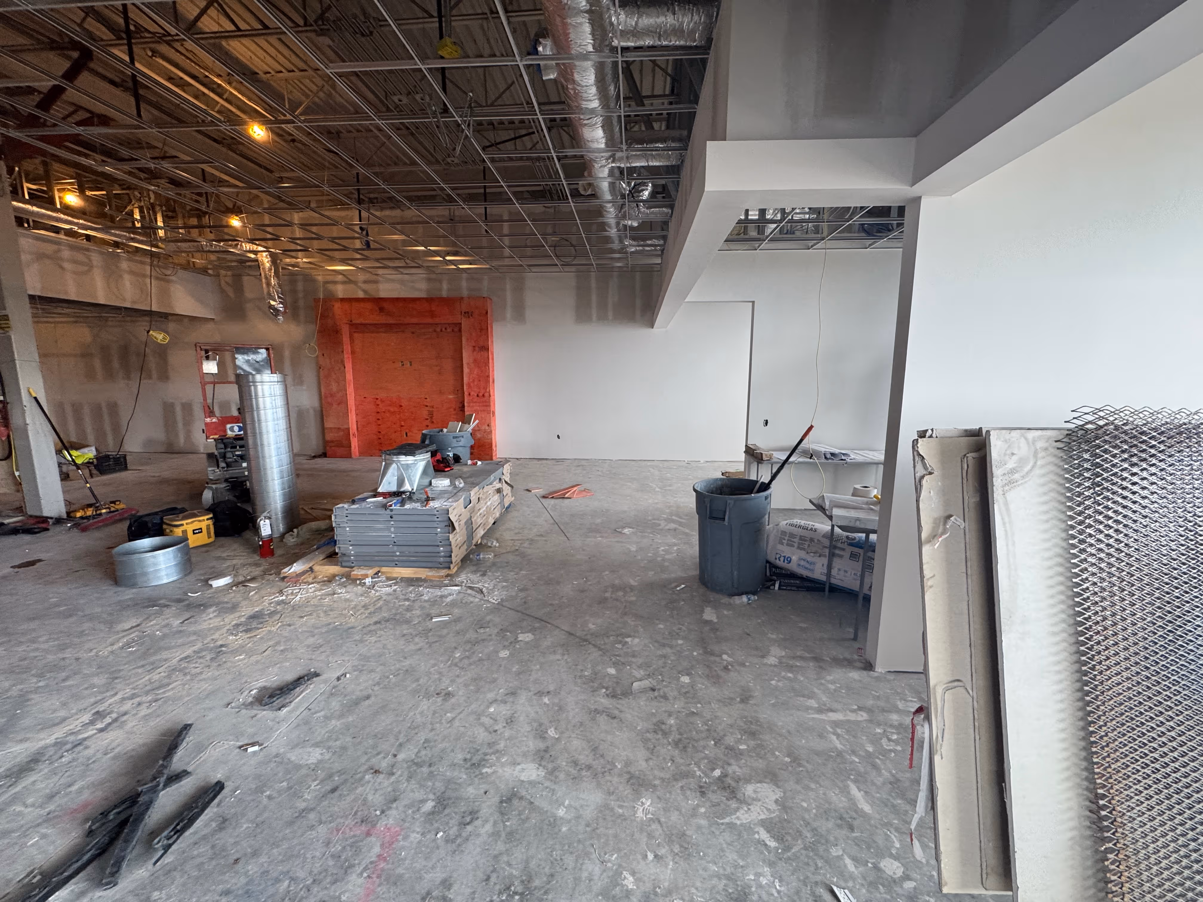 Jobsite photo before flooring install in Houston.