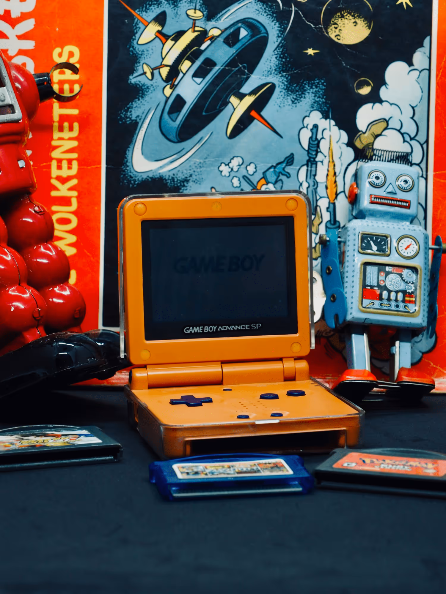 A gameboy advance. We love to game.