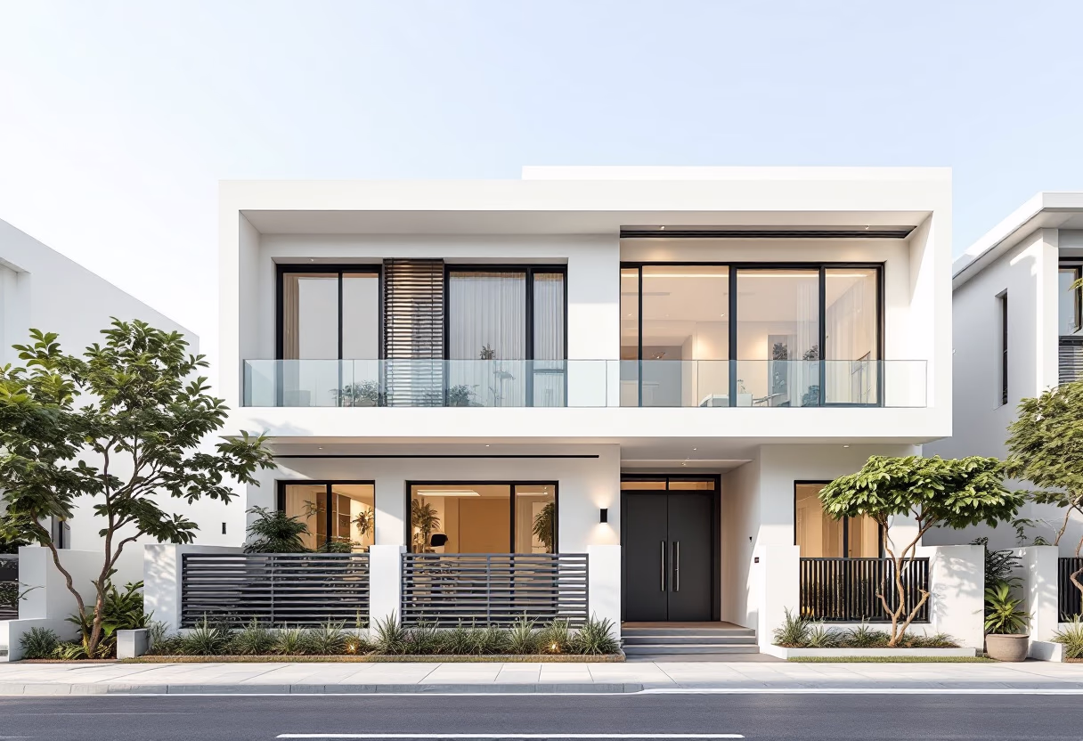 image of a stylish city townhouse