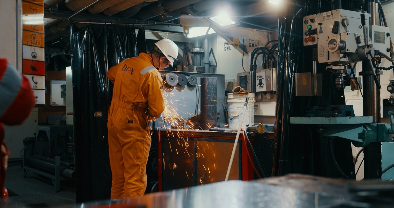 image of maritime vessel maintenance
