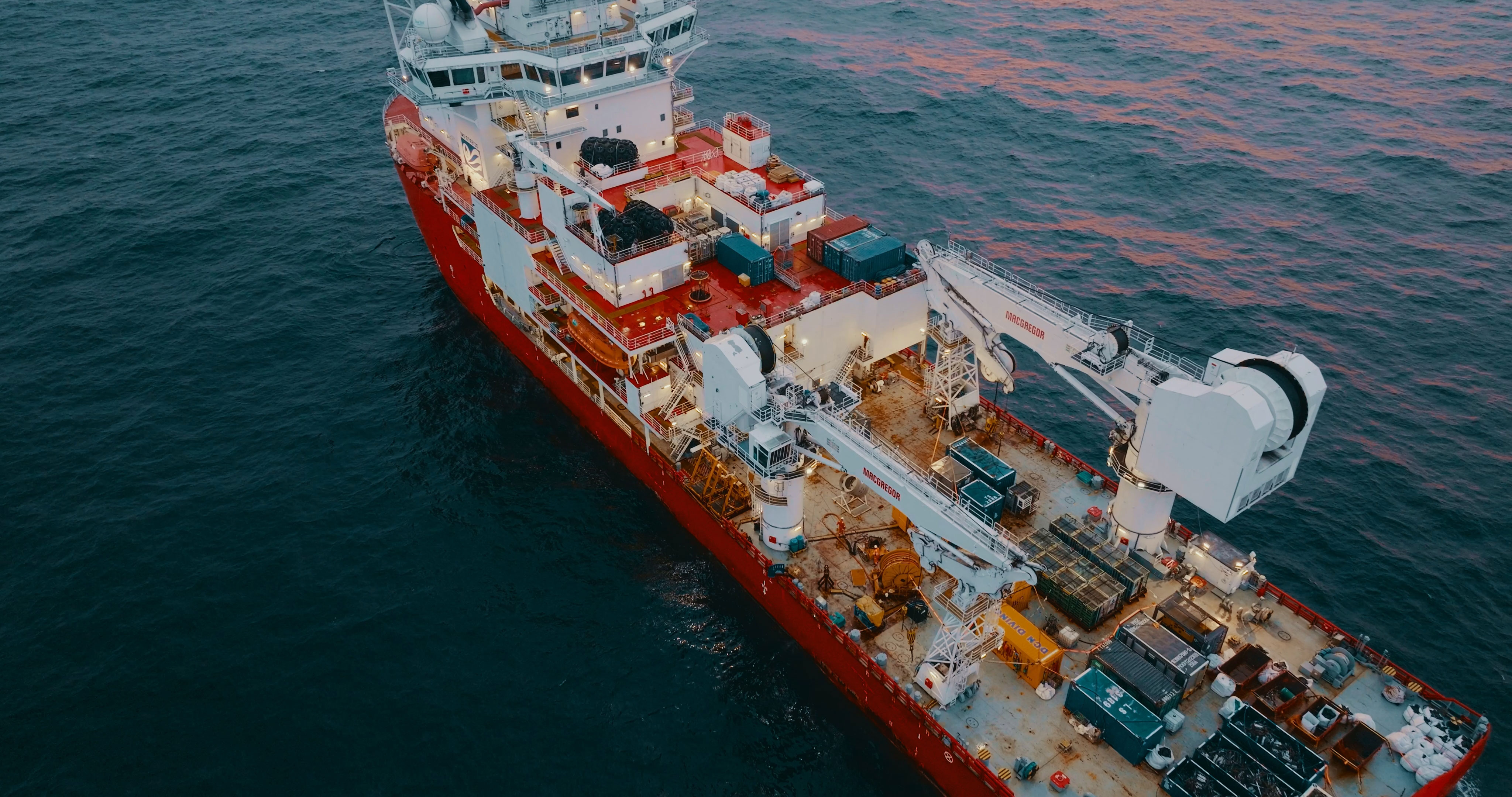 [background image] of maritime service in action