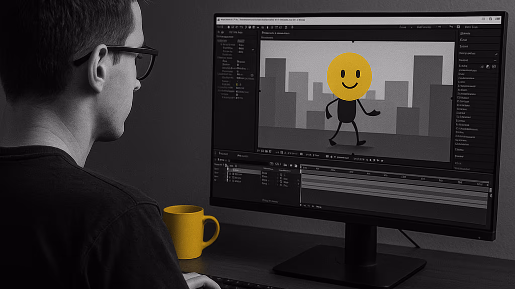 Custom 2D animation created by a Melbourne-based video production studio