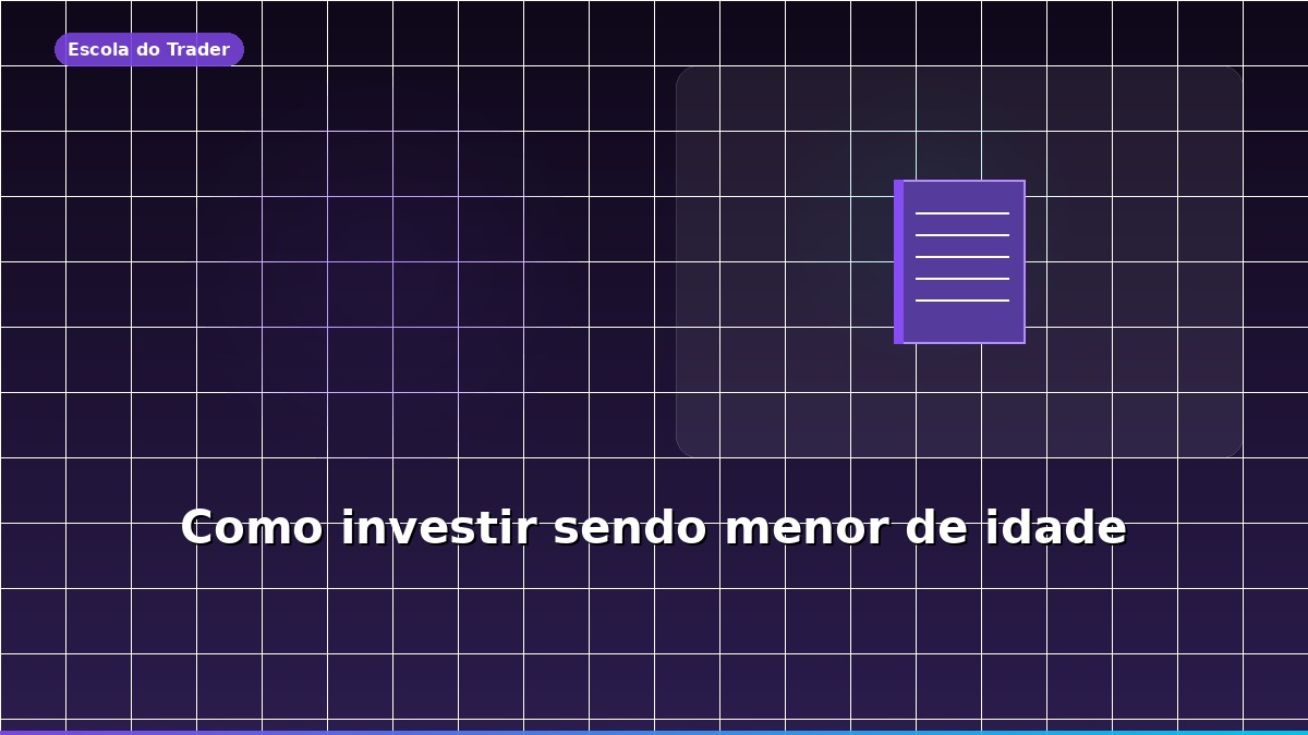 Livro e gráfico de crescimento representando educação financeira para jovens