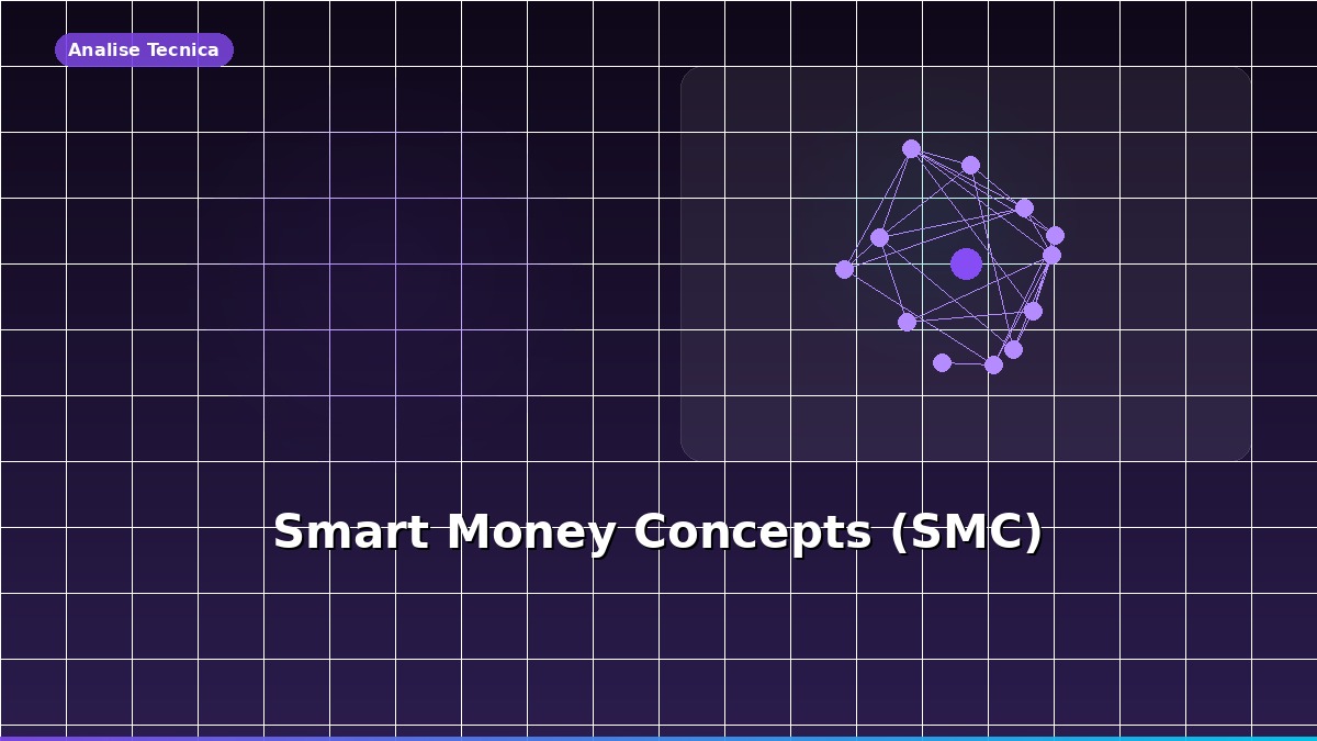 Diagrama de rede representando movimentos institucionais do Smart Money