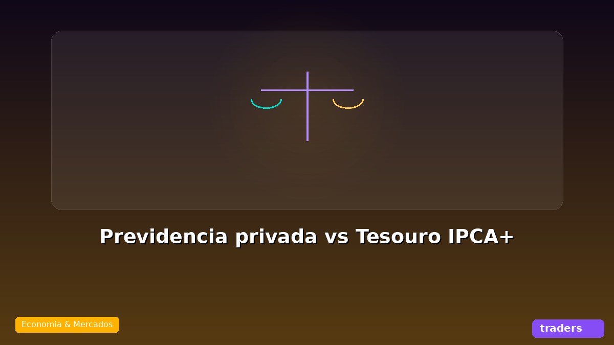 Previdência privada vs Tesouro IPCA+