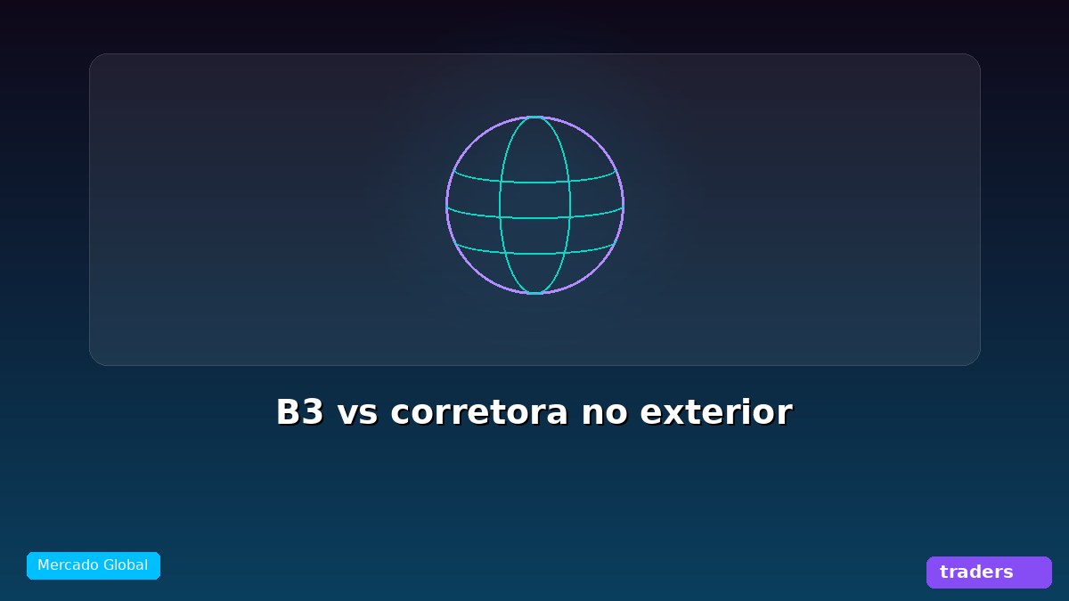 B3 vs corretora no exterior: prós e contras