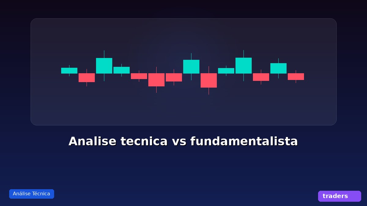 Análise técnica vs fundamentalista: quando usar cada