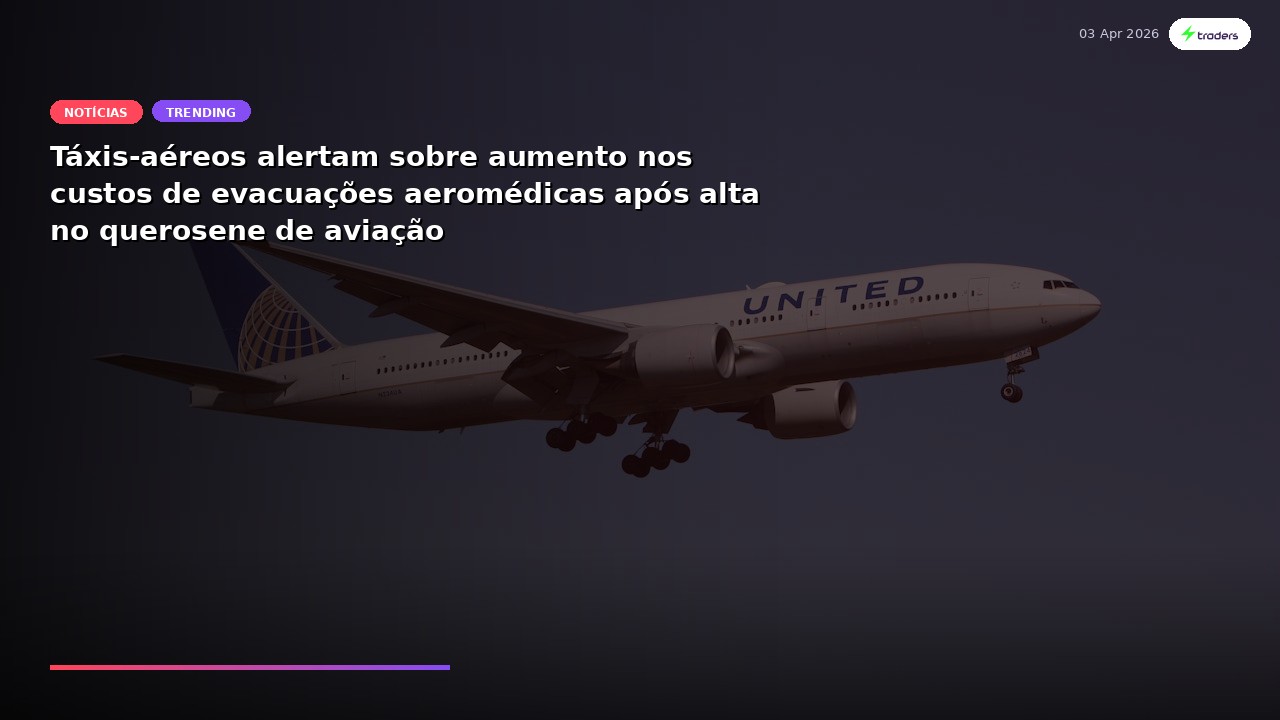 Preço do combustível já decide quem vive ou morre pelo ar